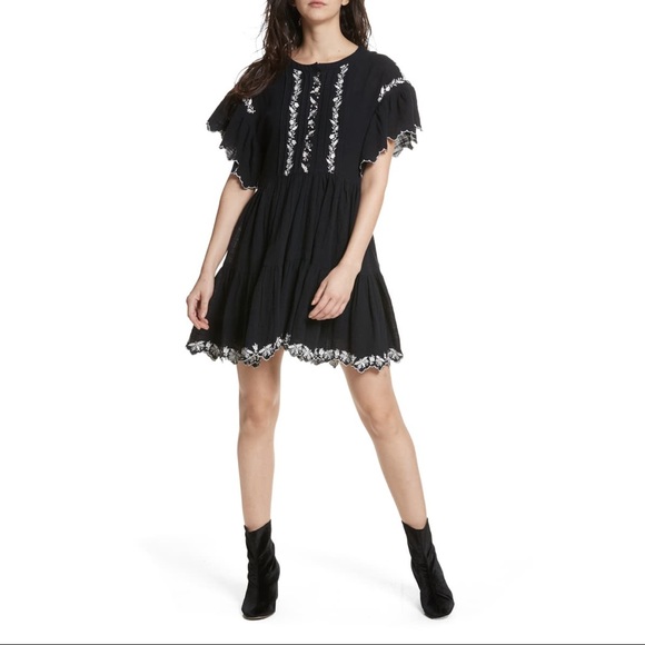 Free People Dresses & Skirts - Free People Santiago Embroidered Mini Dress